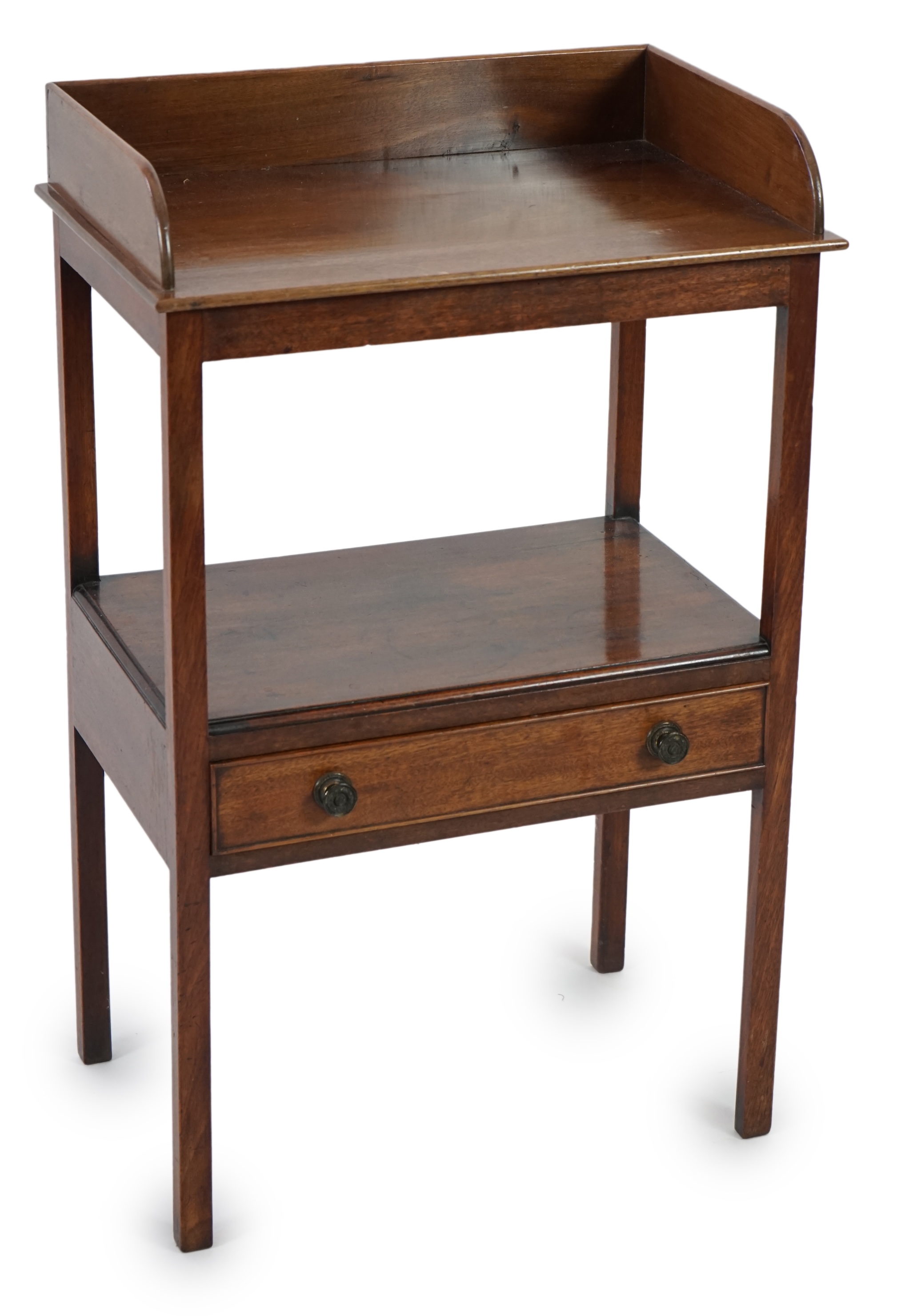 A Regency mahogany two tier wash stand